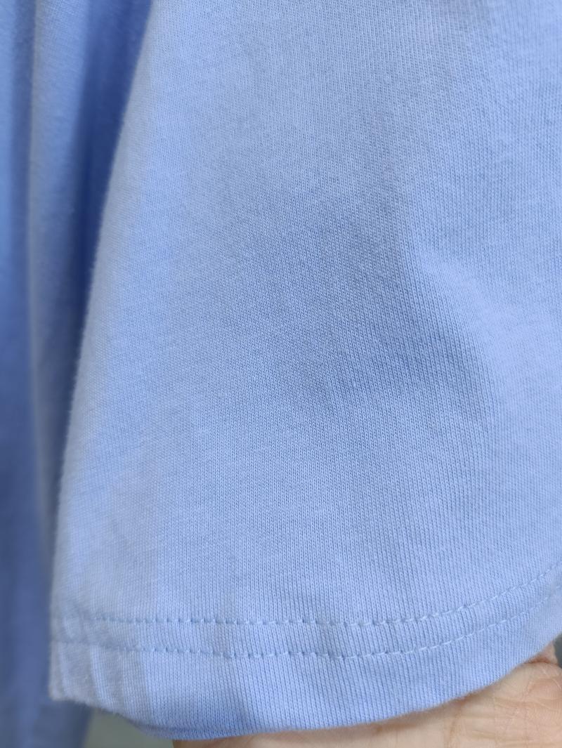 Cotton Drop Shoulder Crew Neck 3/4 Sleeve (200g Cotton) view 47