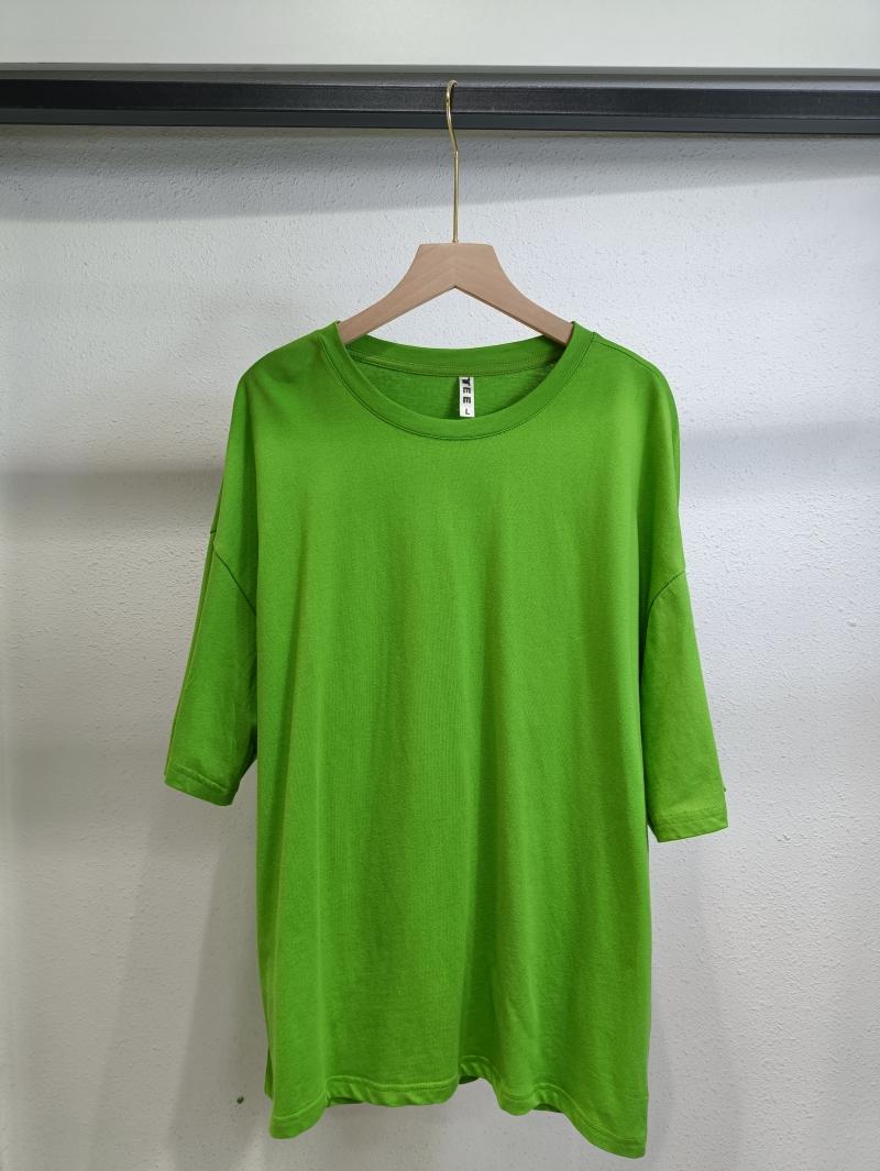 Cotton Drop Shoulder Crew Neck 3/4 Sleeve (200g Cotton) view 30