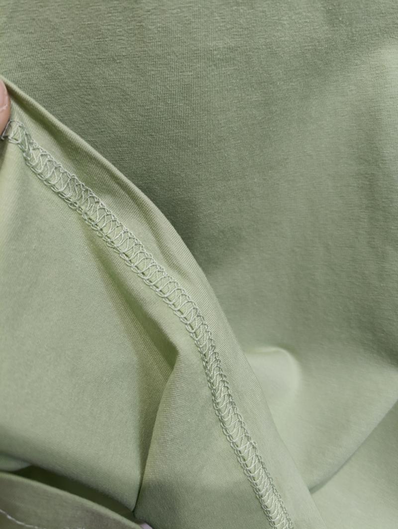 Cotton Drop Shoulder Crew Neck 3/4 Sleeve (200g Cotton) view 14