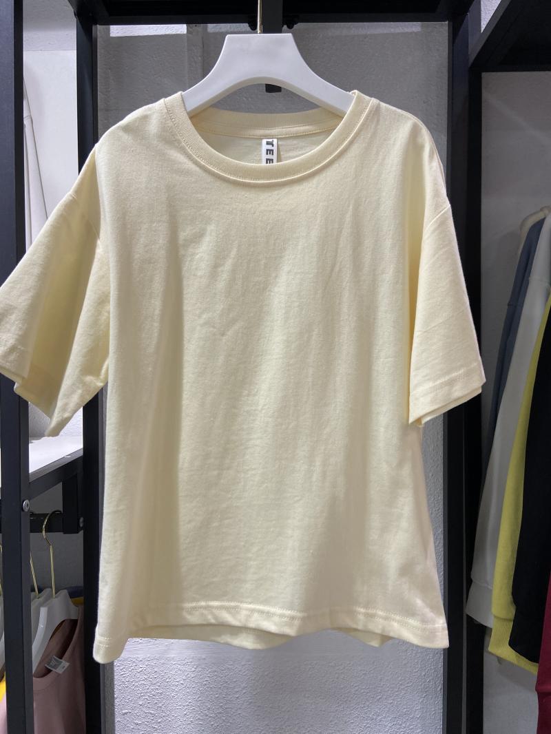 Kids Drop Shoulder Crew Neck Short Sleeve (200g Cotton) view 36