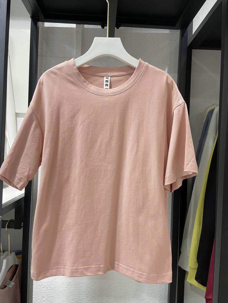 Kids Drop Shoulder Crew Neck Short Sleeve (200g Cotton) view 30
