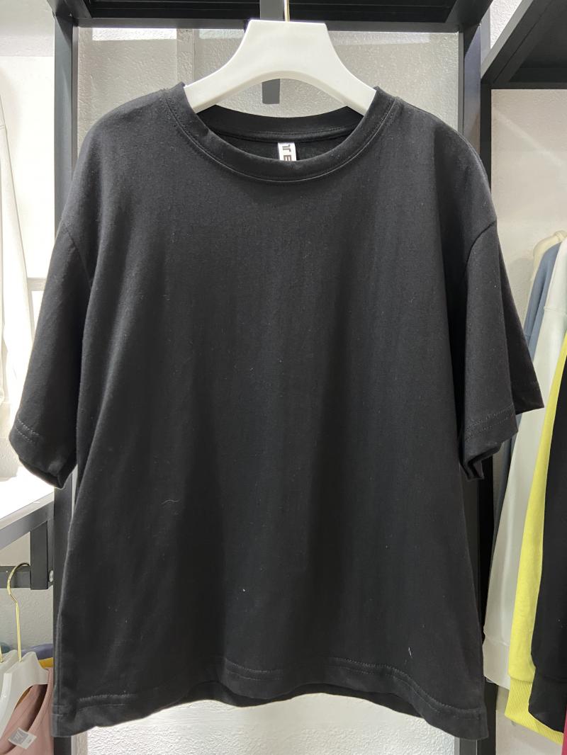 Kids Drop Shoulder Crew Neck Short Sleeve (200g Cotton) view 21
