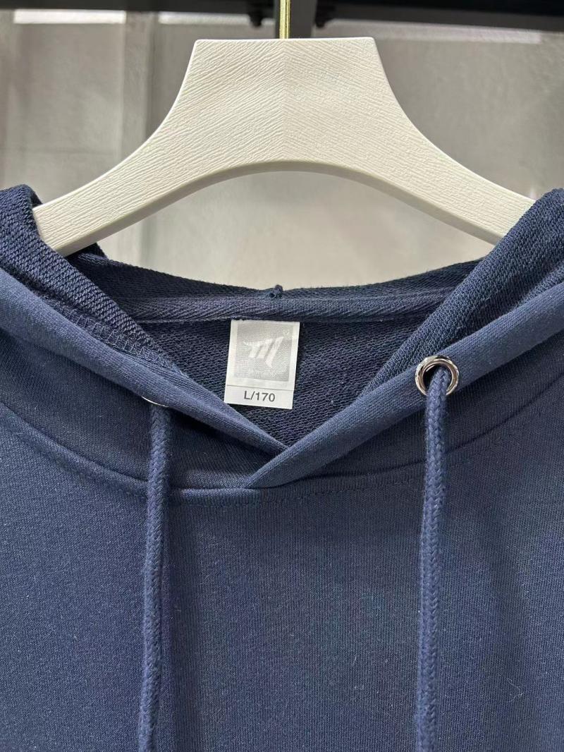 Terry Drop Shoulder Hooded Pocket Sweatshirt (300g Cotton) view 9