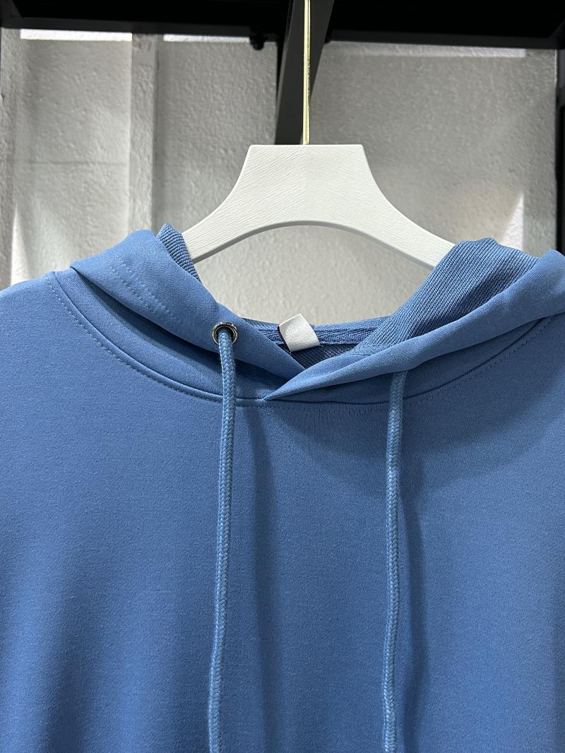 Twill Cotton-Like Drop Shoulder Hooded Pocket Sweatshirt (260g Cotton-Like) view 52