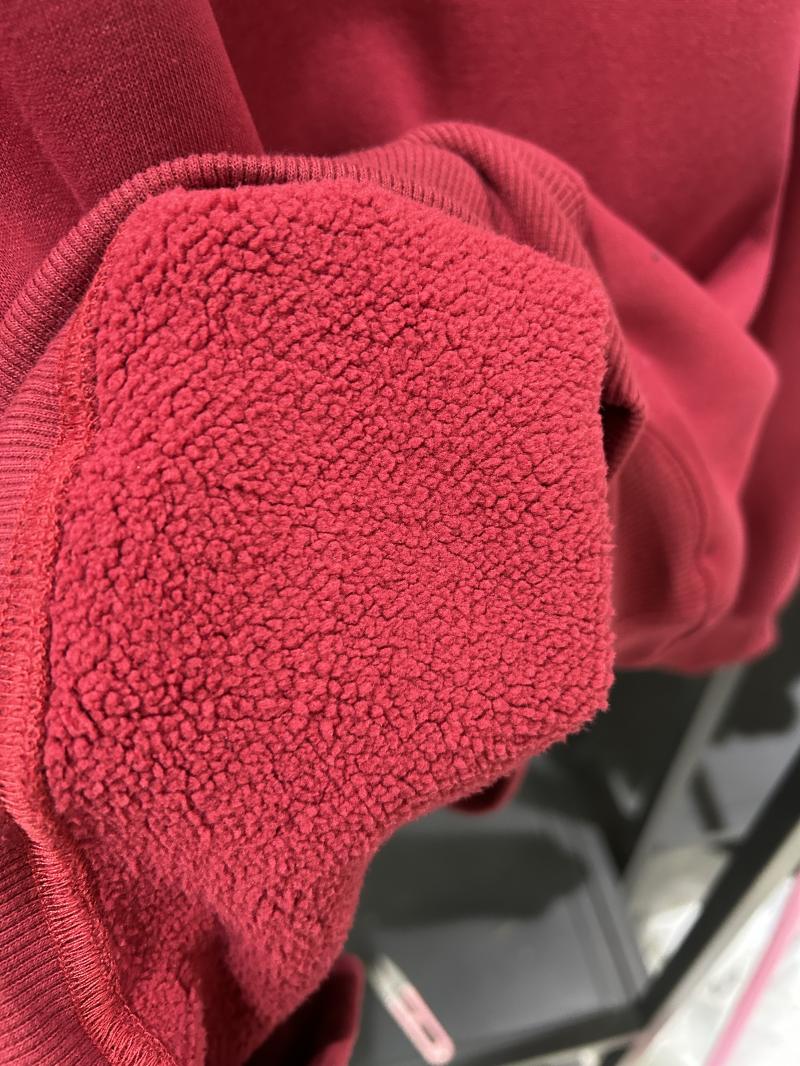 Heavy Fleece Drop Shoulder Crew Neck Sweatshirt (500g Faux Lambswool) view 25