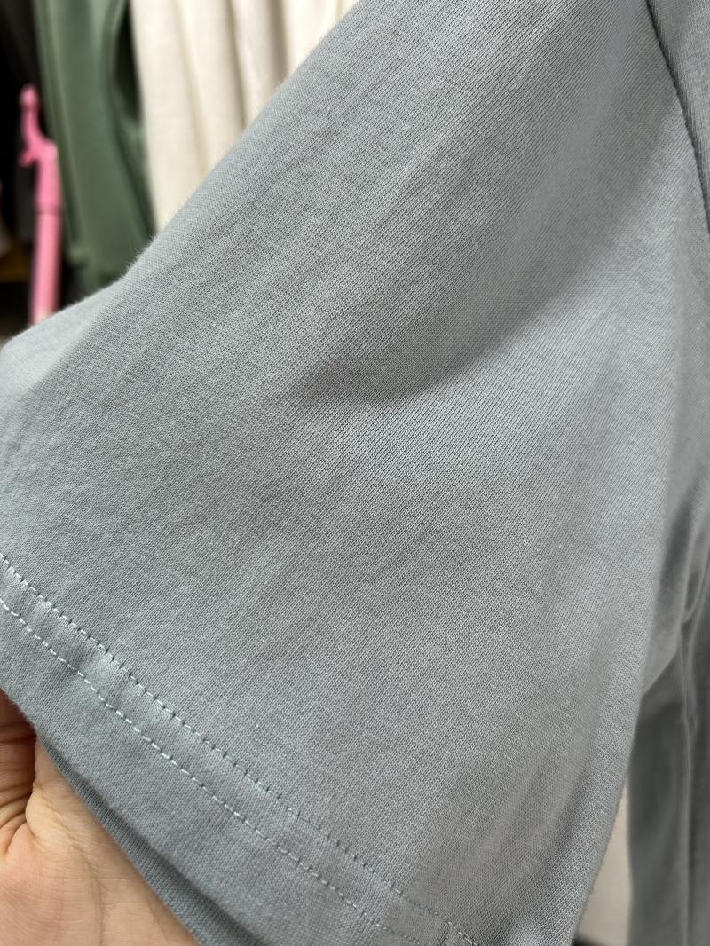 Cotton Drop Shoulder Crew Neck 3/4 Sleeve (200g Cotton) view 82