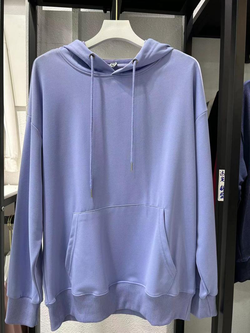 Twill Cotton-Like Drop Shoulder Hooded Pocket Sweatshirt (260g Cotton-Like) view 69