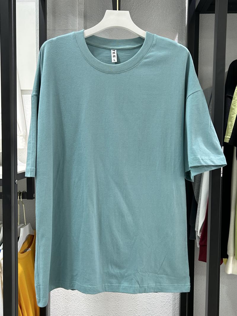 Cotton Drop Shoulder Crew Neck 3/4 Sleeve (200g Cotton) view 69