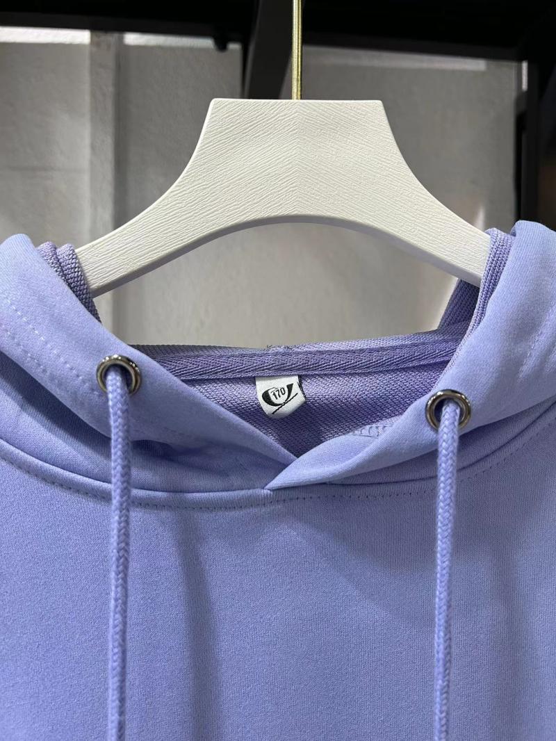 Twill Cotton-Like Drop Shoulder Hooded Pocket Sweatshirt (260g Cotton-Like) view 71