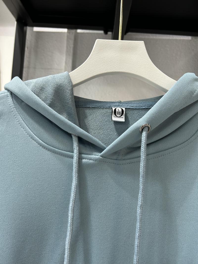 Twill Cotton-Like Drop Shoulder Hooded Pocket Sweatshirt (260g Cotton-Like) view 62