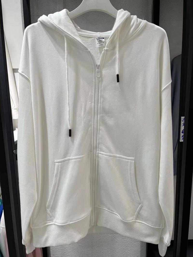 Drop Shoulder Terry Zipper Hooded Pocket Sweatshirt (300g Cotton)
