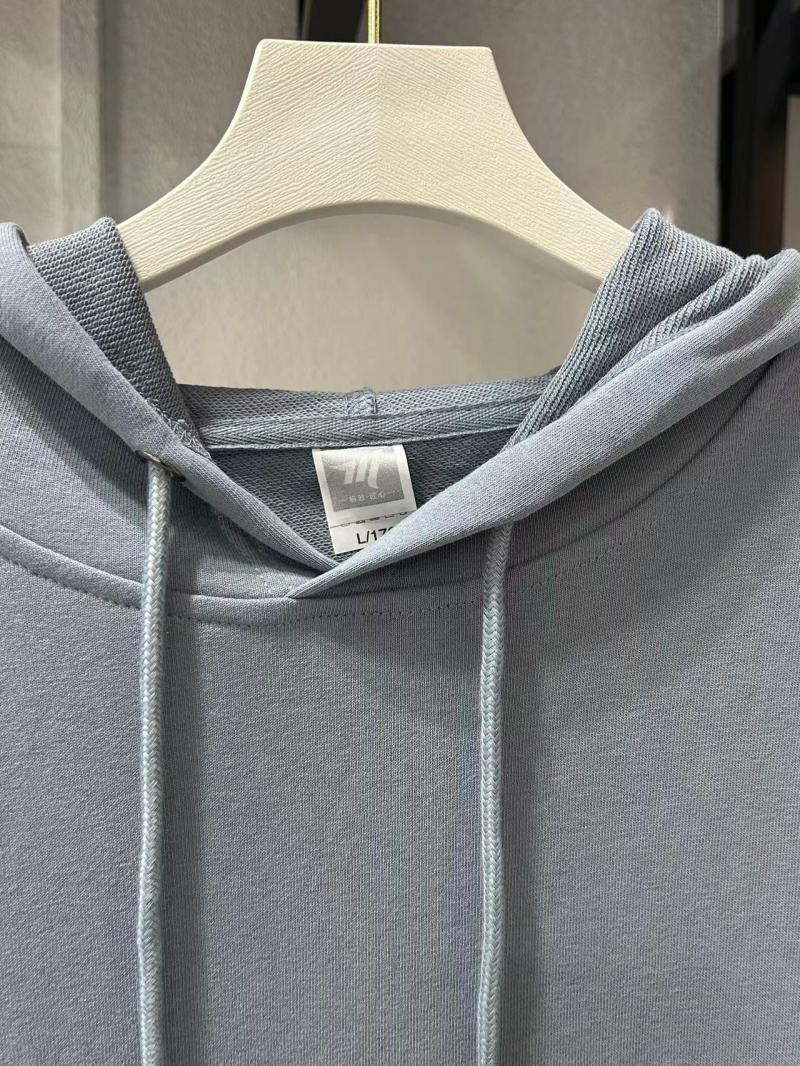 Terry Drop Shoulder Hooded Pocket Sweatshirt (300g Cotton) view 48