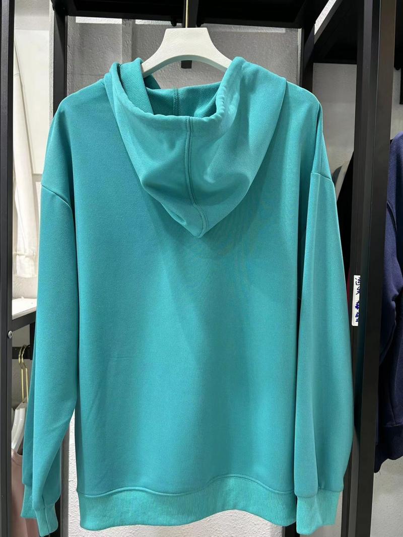 Twill Cotton-Like Drop Shoulder Hooded Pocket Sweatshirt (260g Cotton-Like) view 36