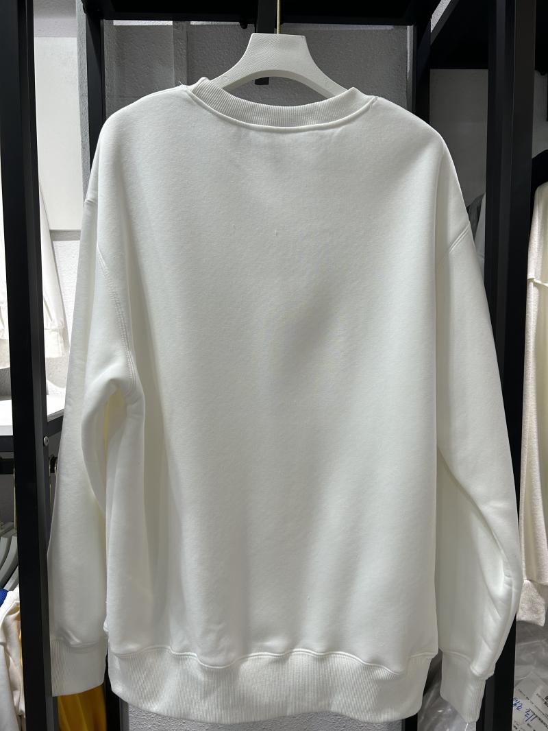 Heavy Fleece Drop Shoulder Crew Neck Sweatshirt (500g Faux Lambswool) view 2