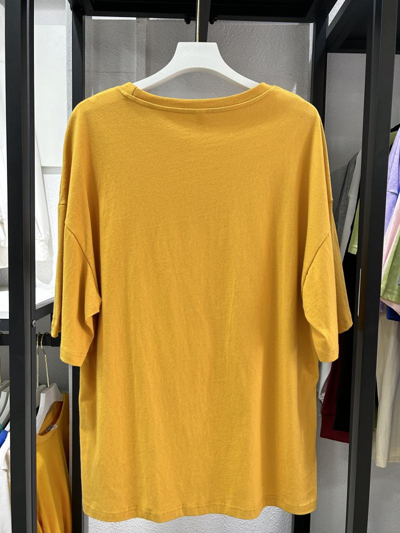 Cotton Drop Shoulder Crew Neck 3/4 Sleeve (200g Cotton) view 65