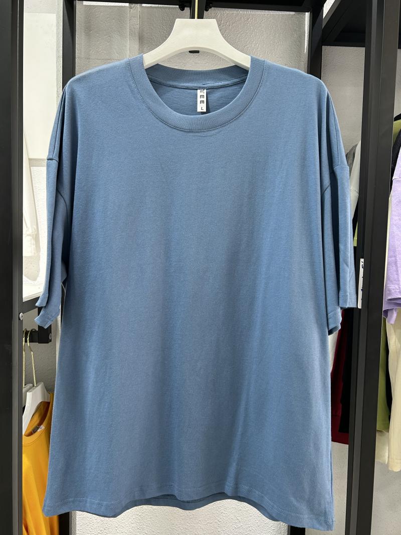 Cotton Drop Shoulder Crew Neck 3/4 Sleeve (200g Cotton) view 89