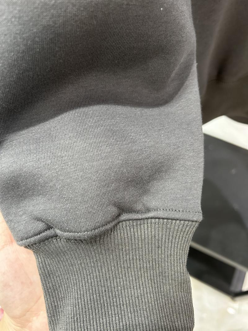 Heavy Fleece Drop Shoulder Crew Neck Sweatshirt (500g Faux Lambswool) view 34