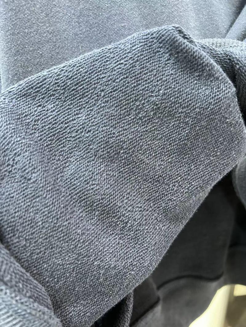 Terry Cropped Crew Neck Sweatshirt (300g Cotton) view 5