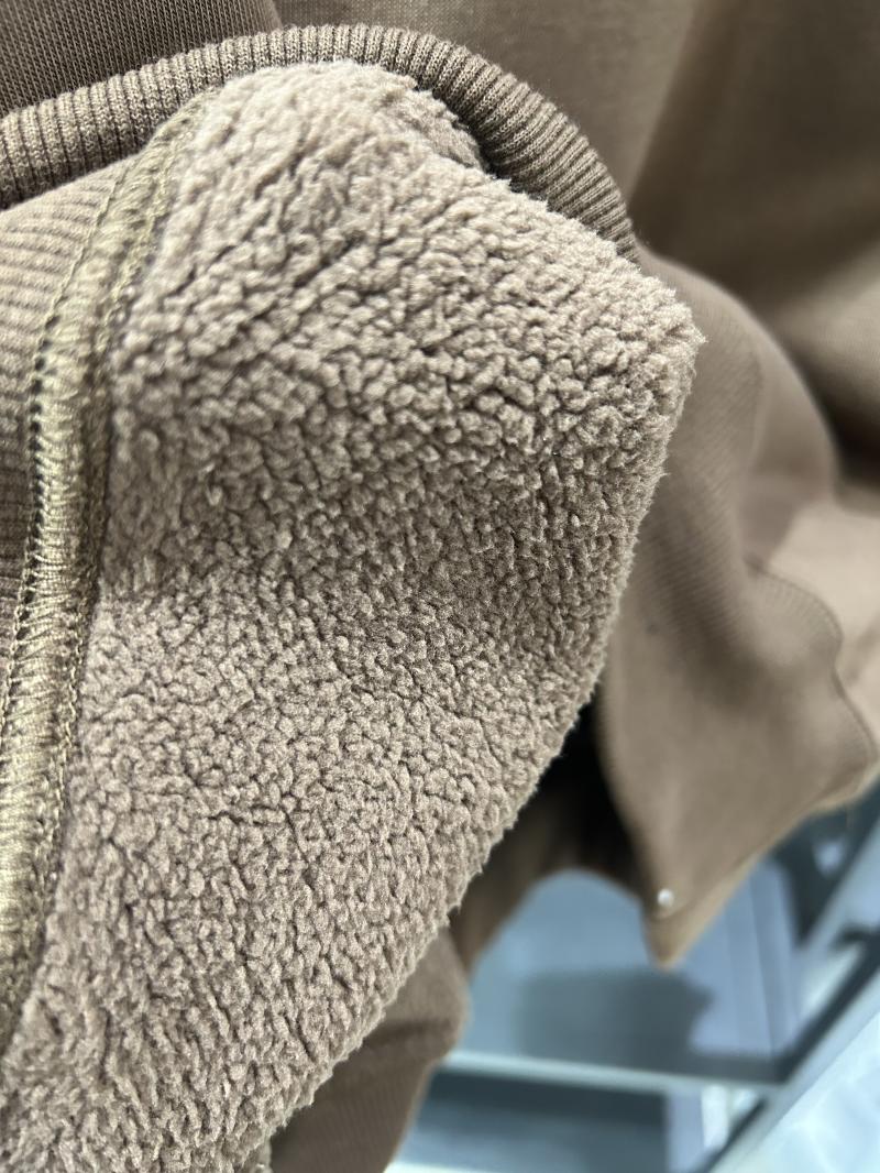 Heavy Fleece Drop Shoulder Crew Neck Sweatshirt (500g Faux Lambswool) view 30