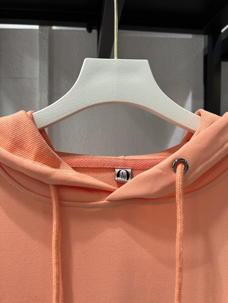 Twill Cotton-Like Drop Shoulder Hooded Pocket Sweatshirt (260g Cotton-Like) view 18