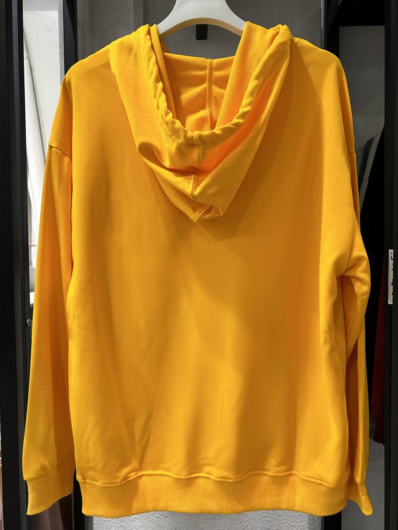 Twill Cotton-Like Drop Shoulder Hooded Pocket Sweatshirt (260g Cotton-Like) view 31