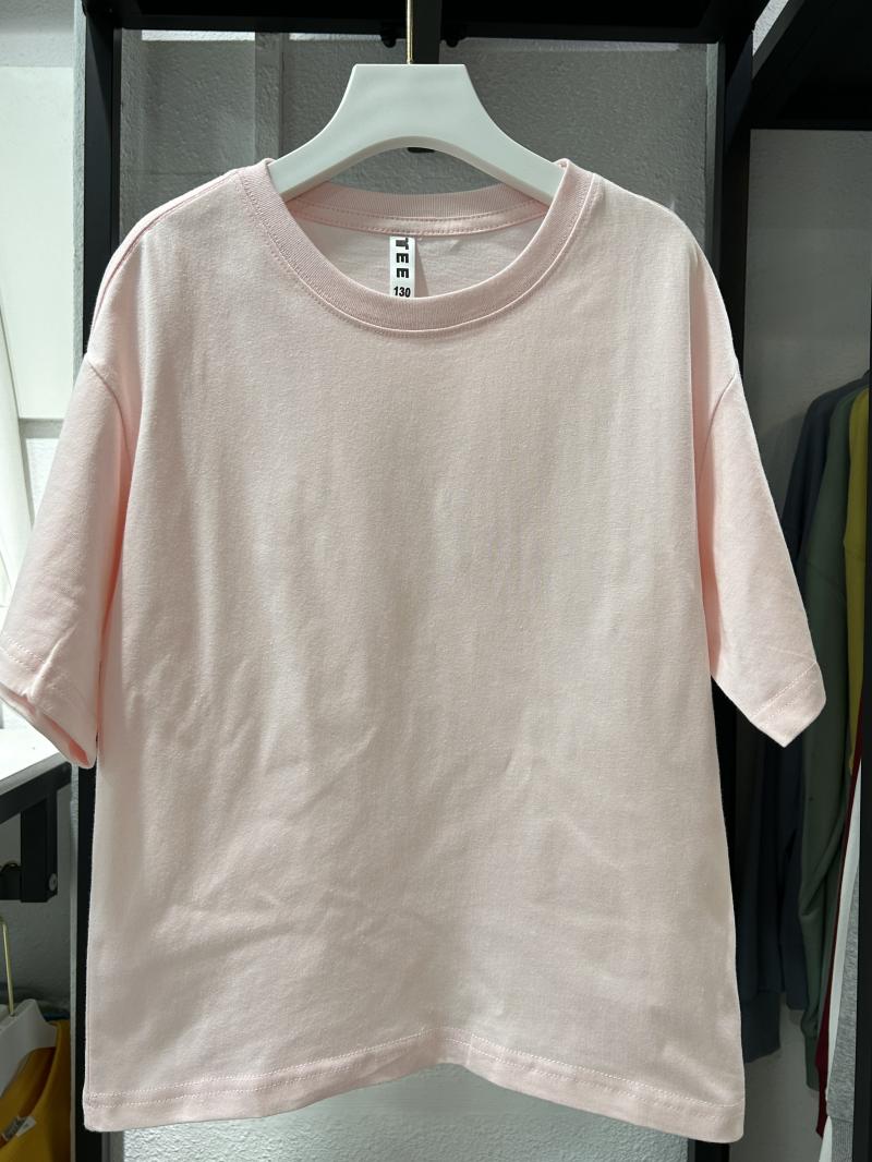 Kids Drop Shoulder Crew Neck Short Sleeve (200g Cotton) view 45
