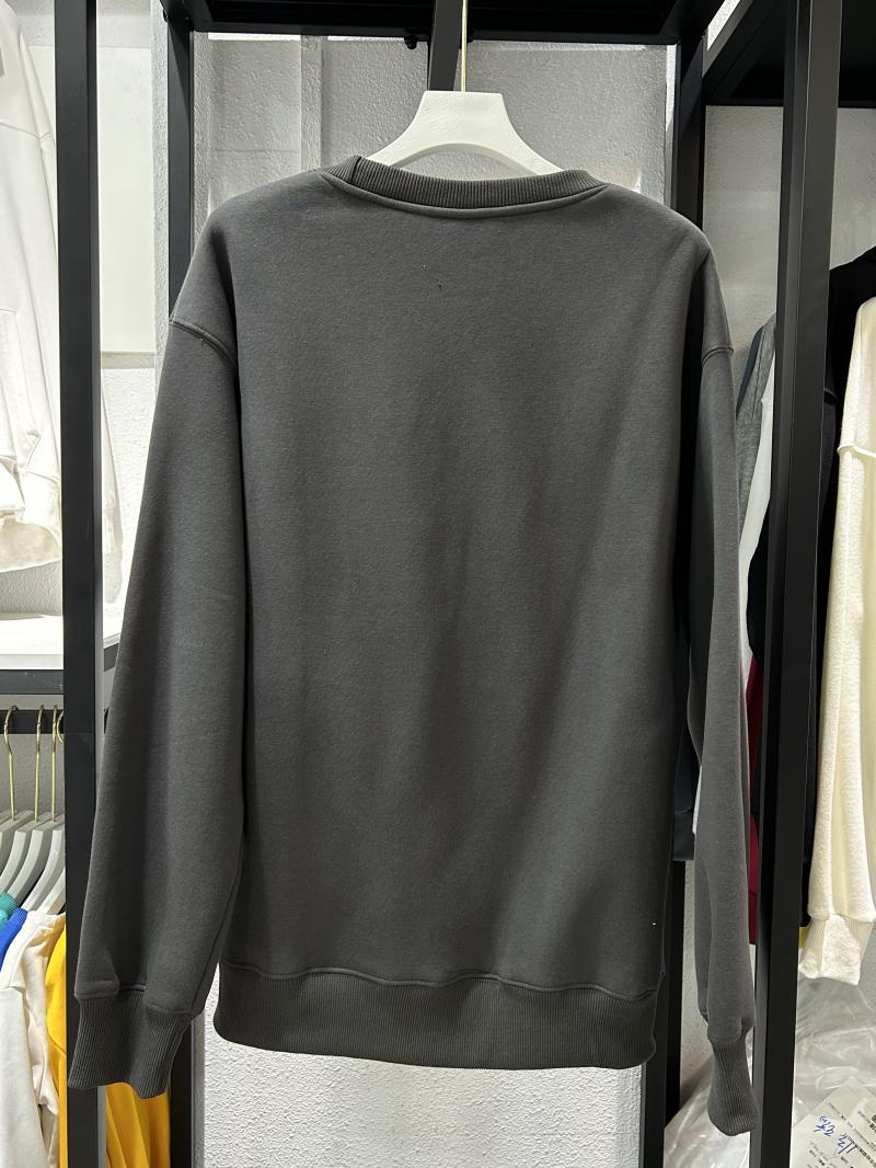 Heavy Fleece Drop Shoulder Crew Neck Sweatshirt (500g Faux Lambswool) view 32