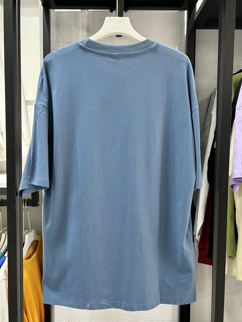 Cotton Drop Shoulder Crew Neck 3/4 Sleeve (200g Cotton) view 90