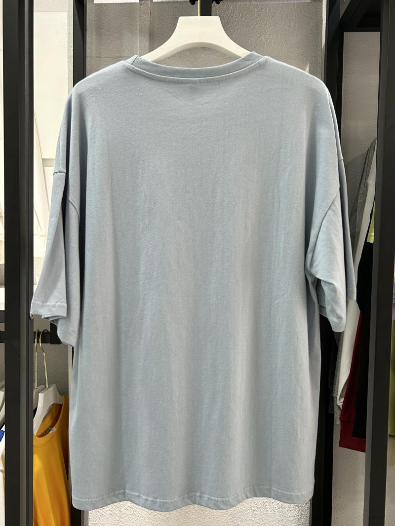 Cotton Drop Shoulder Crew Neck 3/4 Sleeve (200g Cotton) view 80