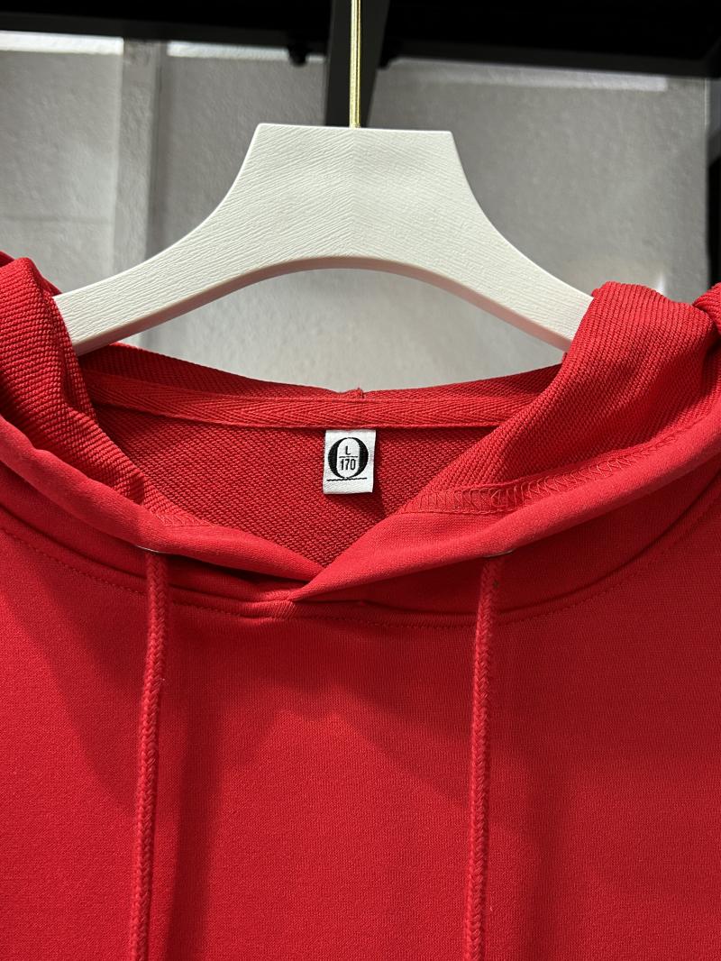 Twill Cotton-Like Drop Shoulder Hooded Pocket Sweatshirt (260g Cotton-Like) view 13