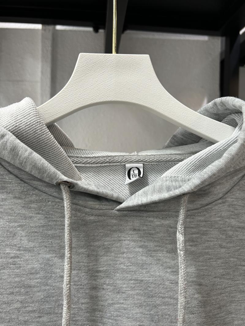 Twill Cotton-Like Drop Shoulder Hooded Pocket Sweatshirt (260g Cotton-Like) view 27