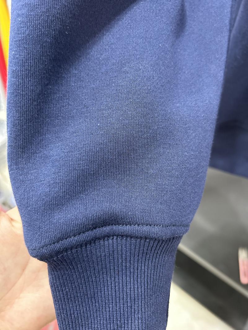Heavy Fleece Drop Shoulder Crew Neck Sweatshirt (500g Faux Lambswool) view 9