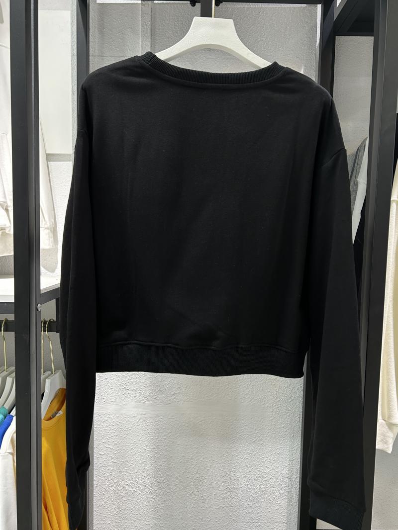 Terry Cropped Crew Neck Sweatshirt (300g Cotton) view 22
