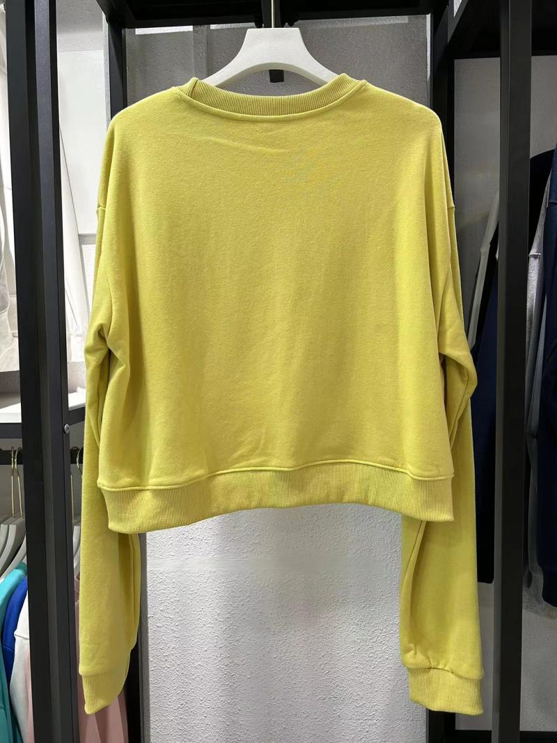Terry Cropped Crew Neck Sweatshirt (300g Cotton) view 7
