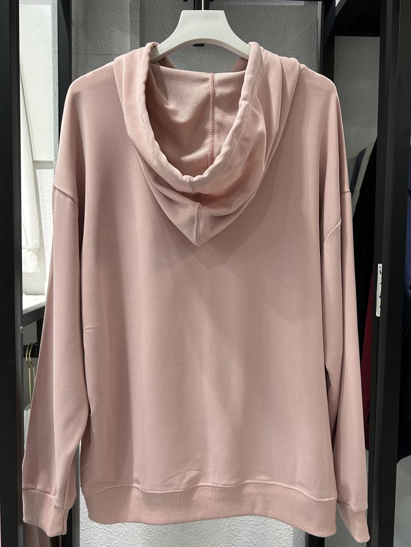 Twill Cotton-Like Drop Shoulder Hooded Pocket Sweatshirt (260g Cotton-Like) view 41
