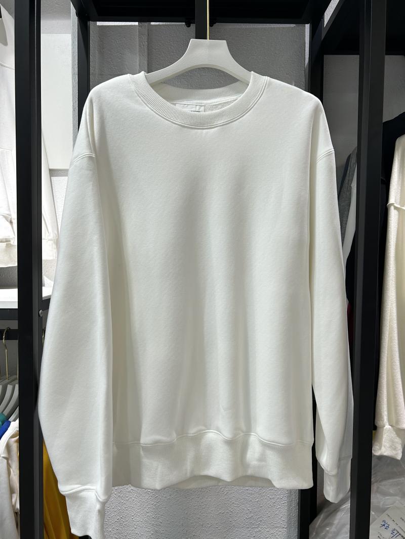 Heavy Fleece Drop Shoulder Crew Neck Sweatshirt (500g Faux Lambswool)