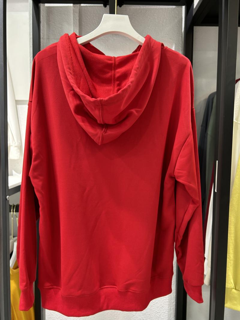 Twill Cotton-Like Drop Shoulder Hooded Pocket Sweatshirt (260g Cotton-Like) view 12