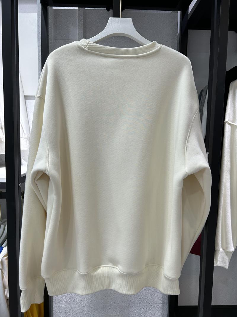 Heavy Fleece Drop Shoulder Crew Neck Sweatshirt (500g Faux Lambswool) view 37