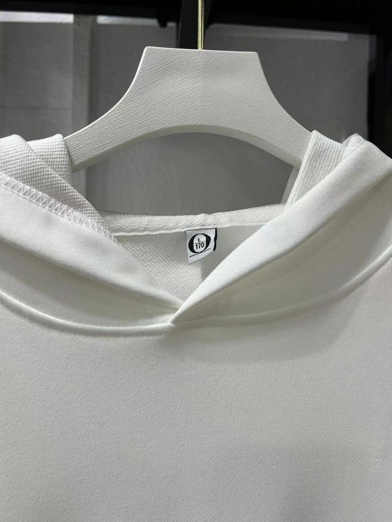 Twill Cotton-Like Drop Shoulder Hooded Pocket Sweatshirt (260g Cotton-Like) view 3