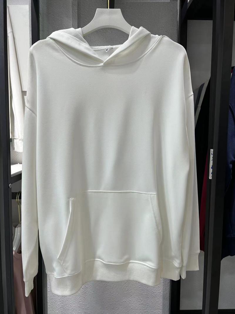 Twill Cotton-Like Drop Shoulder Hooded Pocket Sweatshirt (260g Cotton-Like)