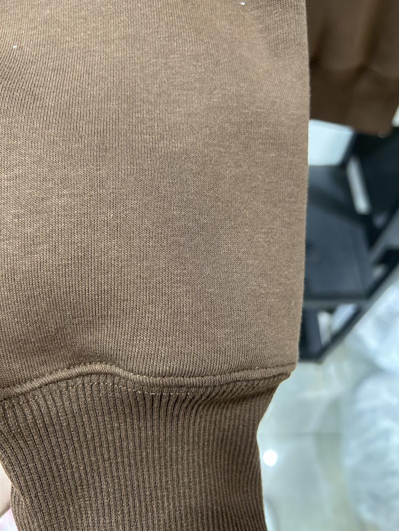 Heavy Fleece Drop Shoulder Crew Neck Sweatshirt (500g Faux Lambswool) view 29
