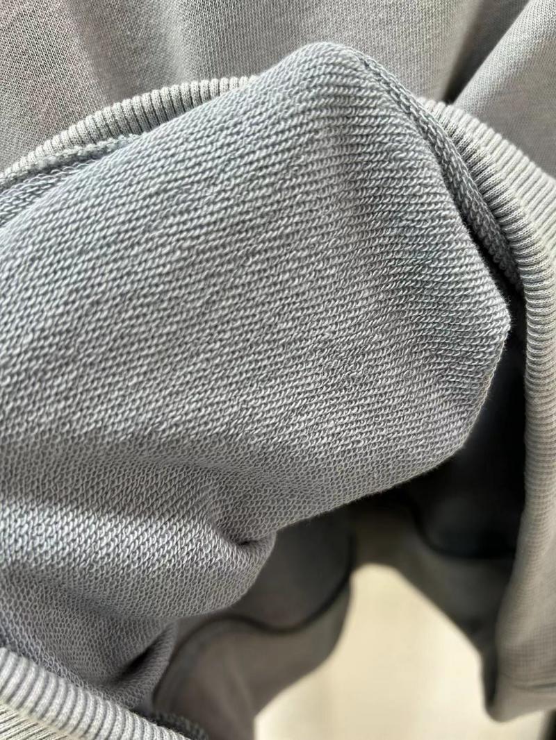 Terry Cropped Crew Neck Sweatshirt (300g Cotton) view 11