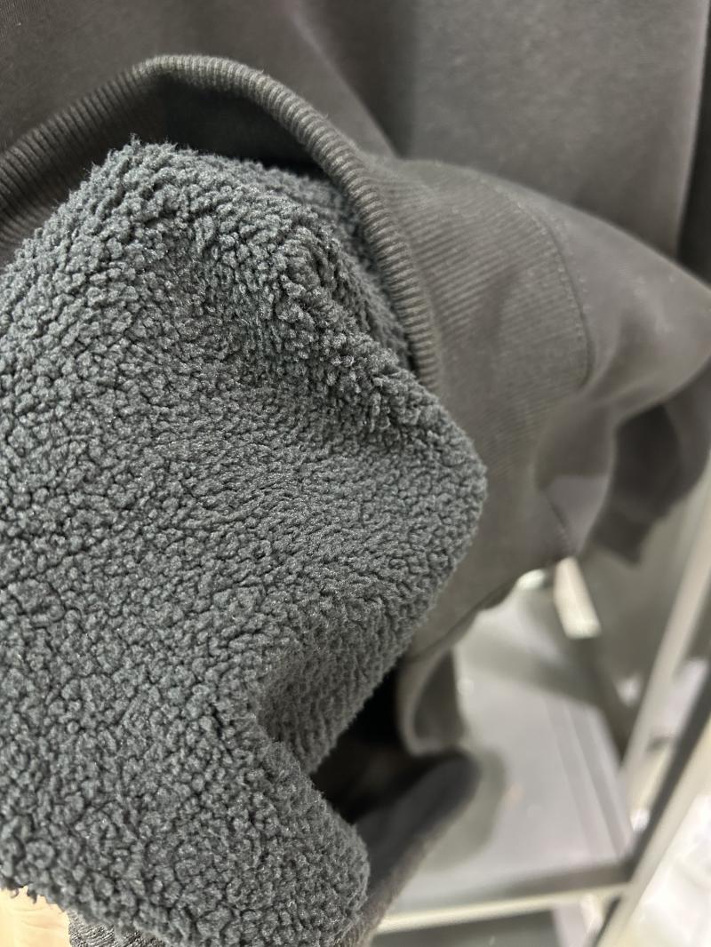 Heavy Fleece Drop Shoulder Crew Neck Sweatshirt (500g Faux Lambswool) view 20