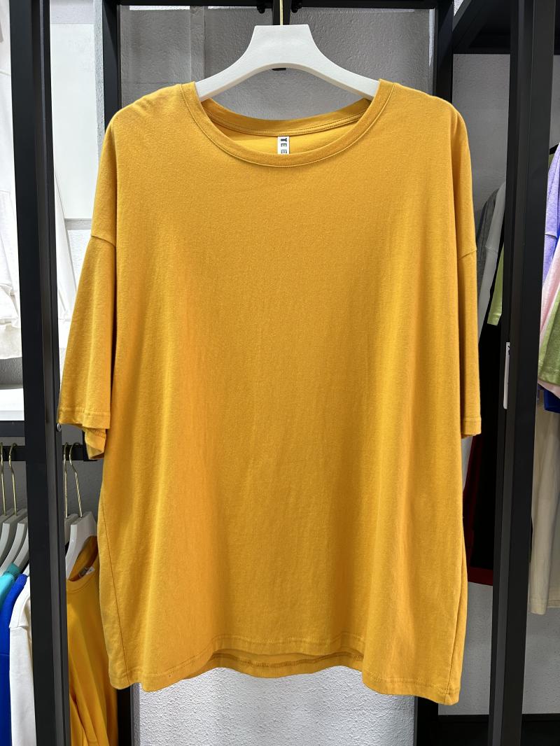 Cotton Drop Shoulder Crew Neck 3/4 Sleeve (200g Cotton) view 64