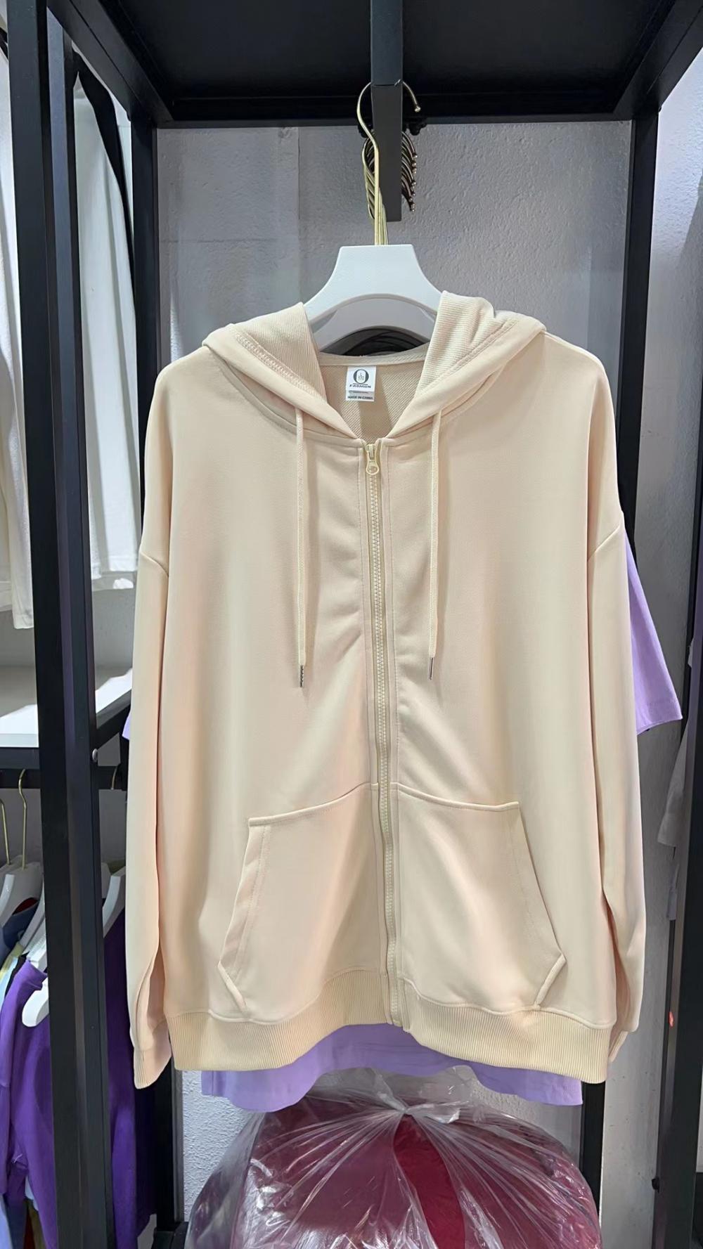 Twill Cotton-Like Zipper Hooded Sweatshirt (260g Cotton-Like) view 25