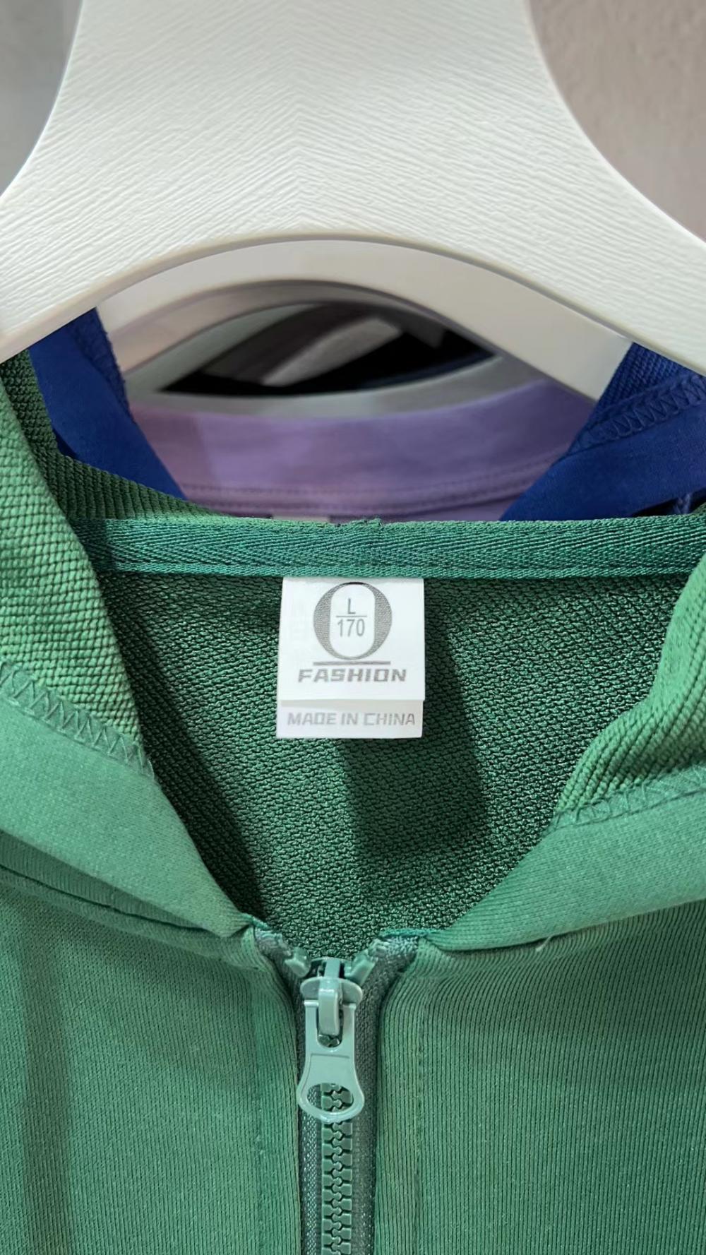 Twill Cotton-Like Zipper Hooded Sweatshirt (260g Cotton-Like) view 12