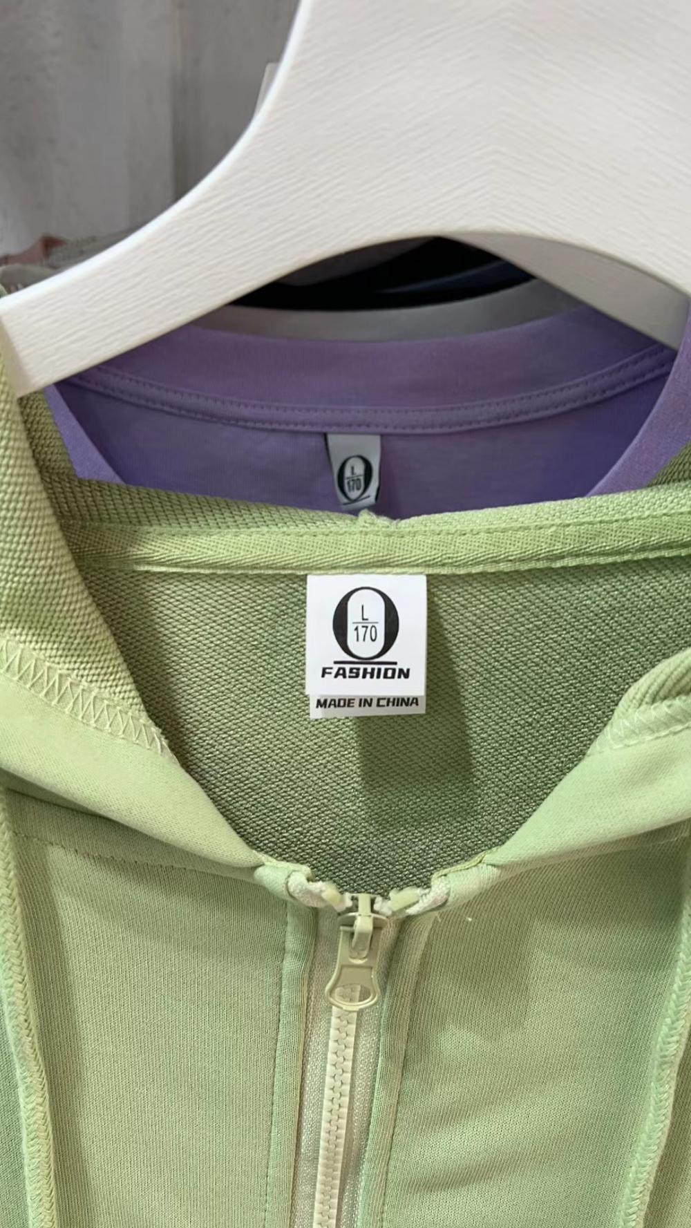 Twill Cotton-Like Zipper Hooded Sweatshirt (260g Cotton-Like) view 37