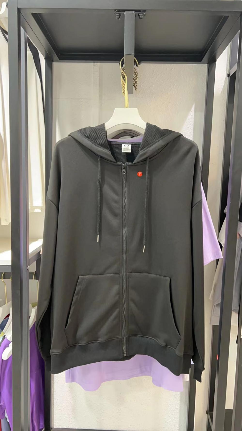 Twill Cotton-Like Zipper Hooded Sweatshirt (260g Cotton-Like) view 15
