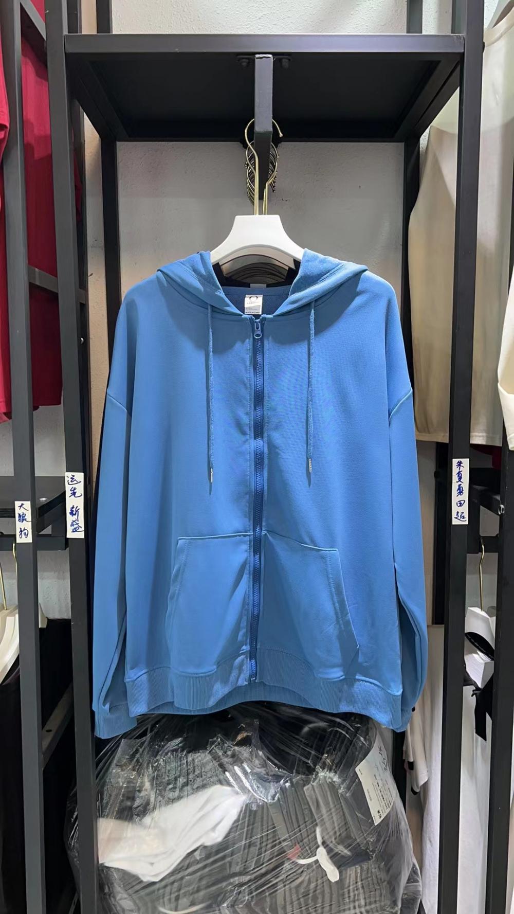 Twill Cotton-Like Zipper Hooded Sweatshirt (260g Cotton-Like) view 40