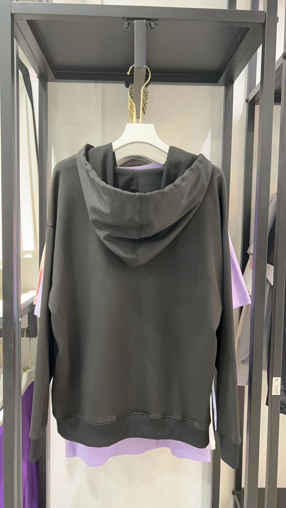 Twill Cotton-Like Zipper Hooded Sweatshirt (260g Cotton-Like) view 16